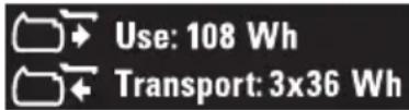 DEWALT DCH911 - Transportar la batería FLEXVOLT™ - 2
