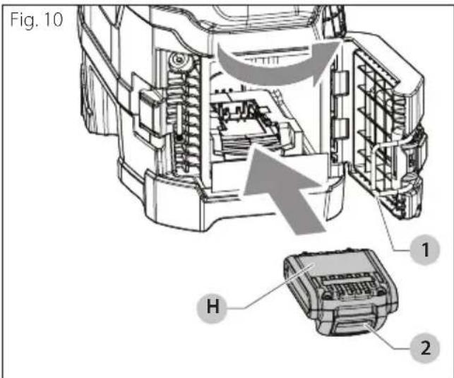 DEWALT DXSP190681 - Installing the Battery - 1