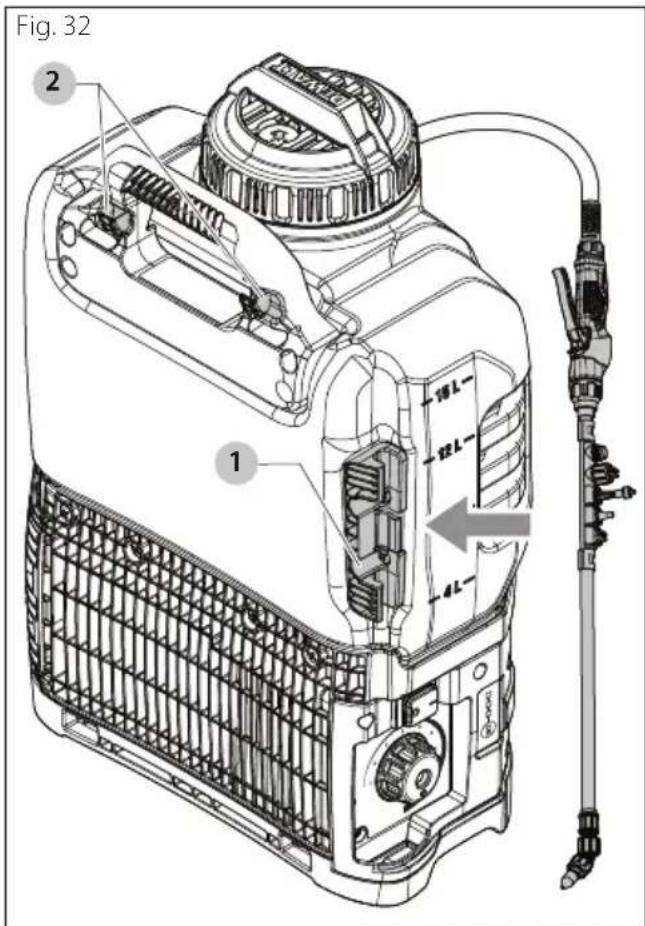 DEWALT DXSP190681 - CLIP DE ALMACENAMIENTO VERTICAL DE LA VARILLA - 1