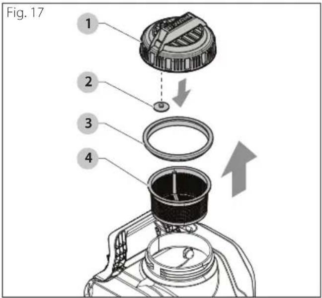 DEWALT DXSP190681 - Cap and Filter Basket Maintenance - 1