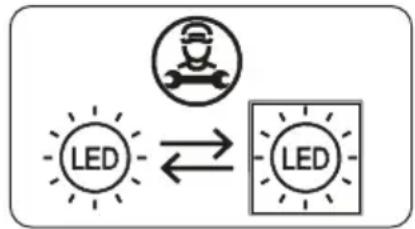 BAUKNECHT KSI 9GF3E - LED lemputés keitimas - 1