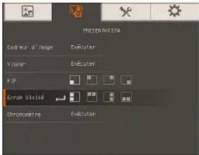 AVer AVerVision F30 - Écran du menu Fonction - 1