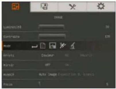 AVer AVerVision F30 - Écran du menu Fonction - 1