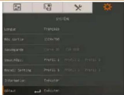 AVer AVerVision F50HD - Rétablir les parameters - 2