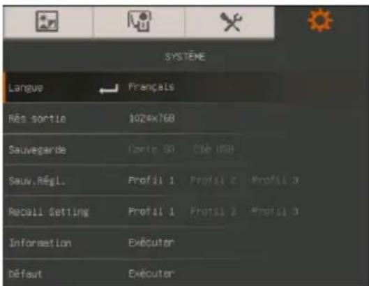 AVer AVerVision F50HD - MENU OSD - 5