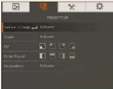 AVer AVerVision PL50 - Écran du menu - 1