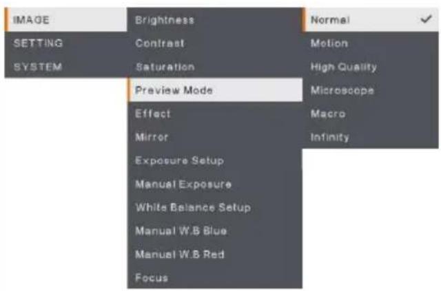 AVer AVerVision M90UHD - Navigate the Menu and Submenu - 2