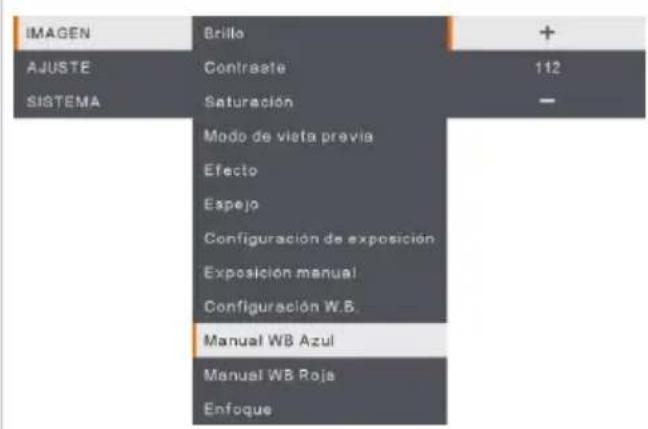 AVer AVerVision M90UHD - Configuración del balance de blancos - 1