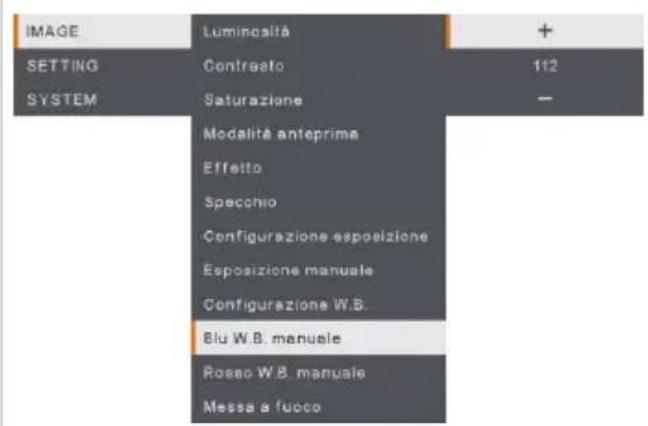 AVer AVerVision M90UHD - Bilanciamento dei bianchi Configurazione - 1