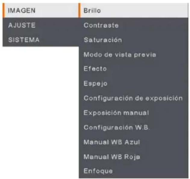 AVer AVerVision M90UHD - MENÚ OSD - 1