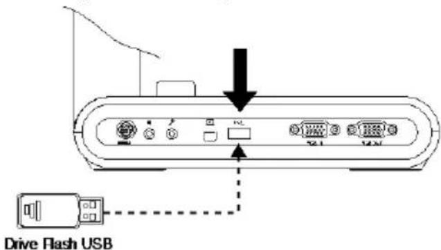 AVer AVerVision M90UHD - Inserimento di un drive flash USB - 1