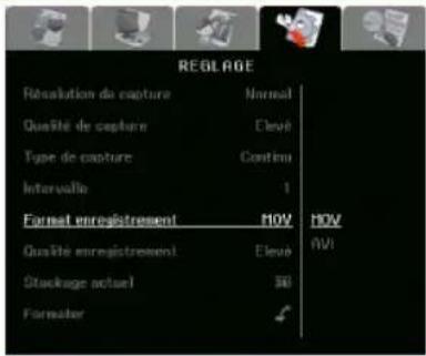 AVer AVerVision 355AF - Écran du menu Fonction - 1