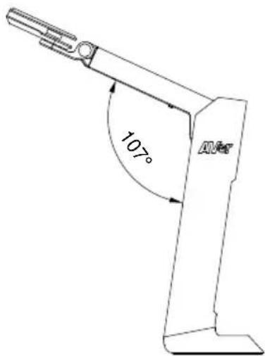 AVer AVerVision M11-8MV - So verwenden Sie die Kamera Kamerakopfwinkel - 2