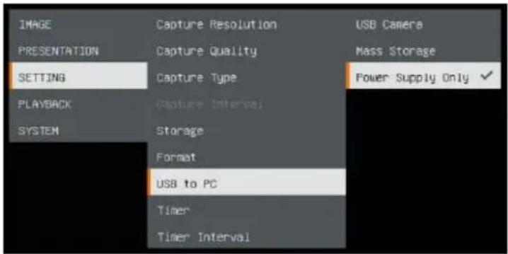 AVer AVerVision M11-8MV - Switch to Playback Mode - 1