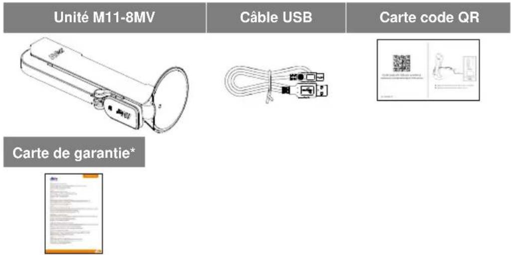 AVer AVerVision M11-8MV - Contenu de L'emballage - 1