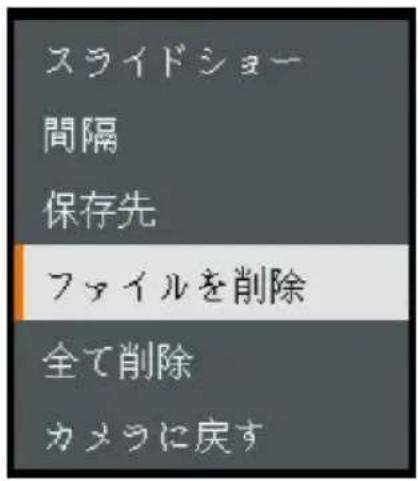 AVer AVerVision M11-8MV - ファイルの削除 - 2