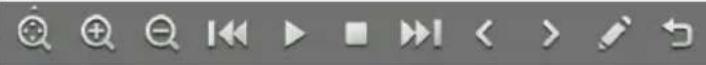 AVer AVerVision M11-8MV - Description de la barre d'outils de lecture - 1