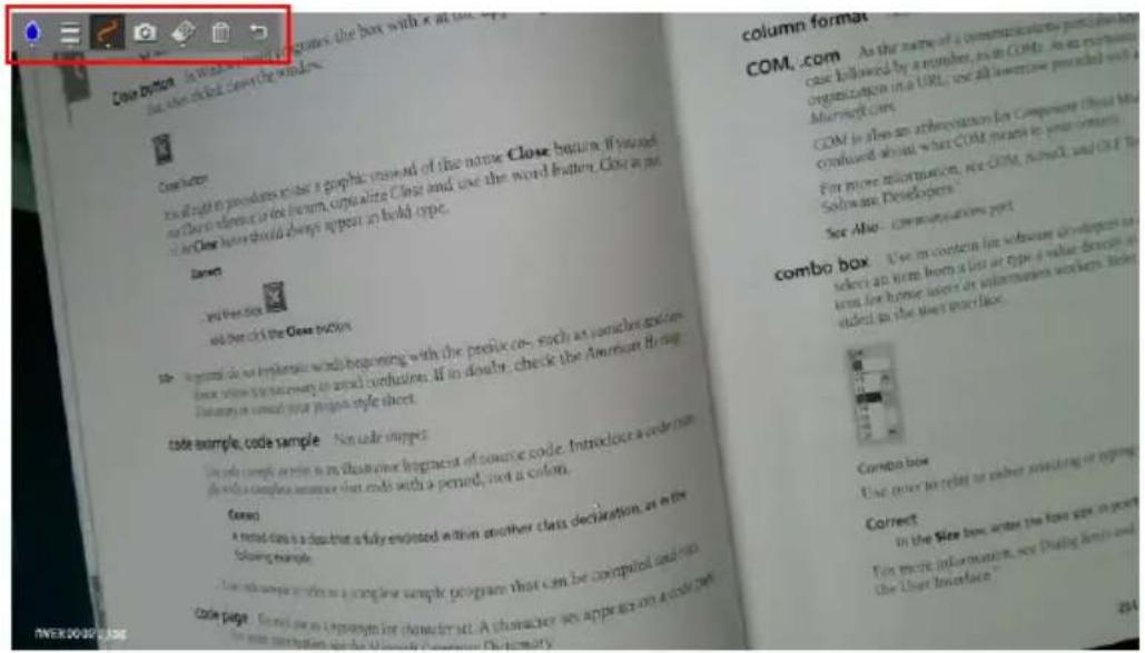 AVer AVerVision M11-8MV - 若要切換至註解模式,請在播放工具列上選擇 - 2