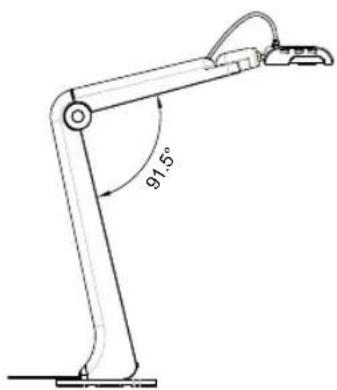 AVer AVerVision M5 - 機身使用角度 - 1