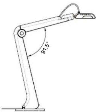 AVer AVerVision M5 - Kamerakörperwinkel - 1