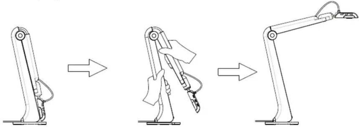 AVer AVerVision M5 - Angolazione del corpo della telecamera - 3