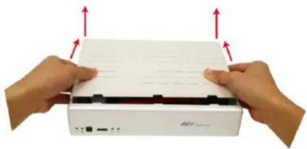 AVer EXR6004 mini - Instalar el disco duro - 5