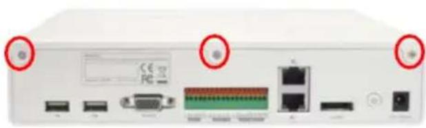 AVer EXR6004 mini - Installieren einer Festplatte - 2