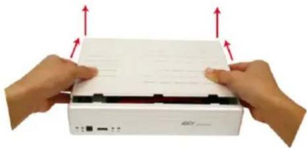 AVer EXR6004 mini - Installieren einer Festplatte - 5