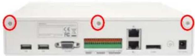 AVer EXR6004 mini - Installation du disque dur - 2