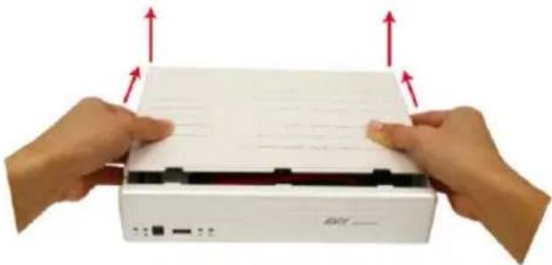 AVer EXR6004 mini - Installation du disque dur - 5