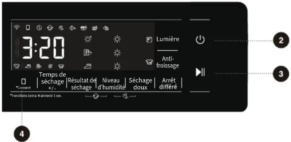 HISENSE DH5S902BW - ÉTAPE 4 : SÉLECTION DE PARAMÈTRES ET DE FONCTIONS SUPPLÉMENTAIRES - 1