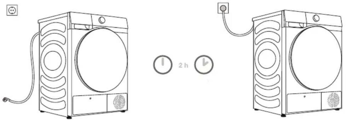 HISENSE DH5S902BW - BRANCHEMENT AU RÉSEAU ÉLECTRIQUE - 1
