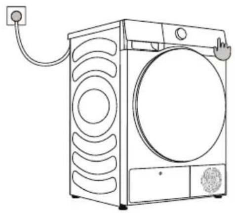 HISENSE DH5S902BW - MISE EN MARCHE DU SÈCHE-LINGE - 1