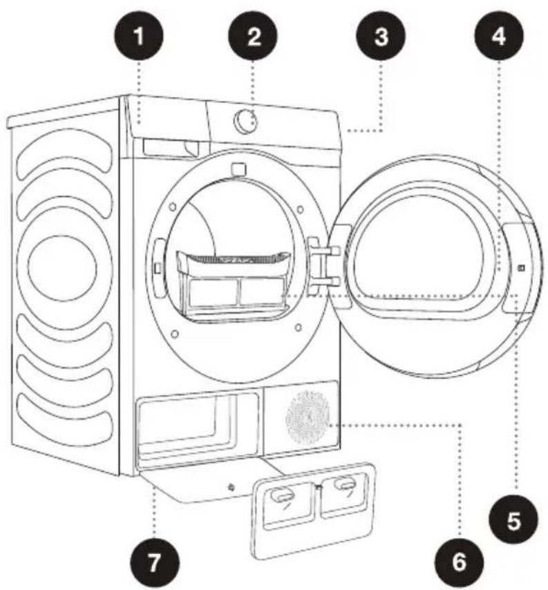 HISENSE DH5S902BW - PARTIE AVANT - 1