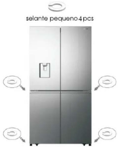 HISENSE RQ758N4SBFE - Alinhe as Portas (se necessário) - 1