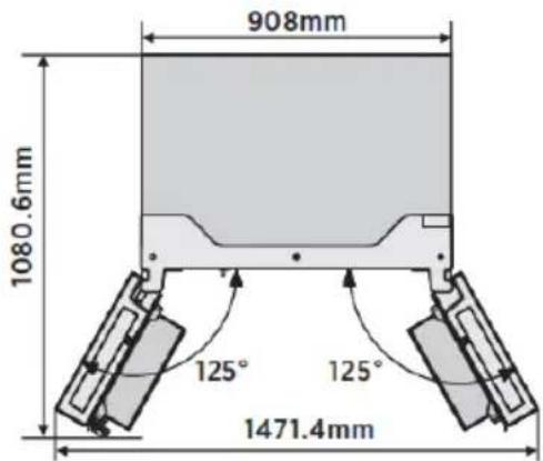 HISENSE RQ758N4SBFE - Öffnen und Schließen der Türen - 1