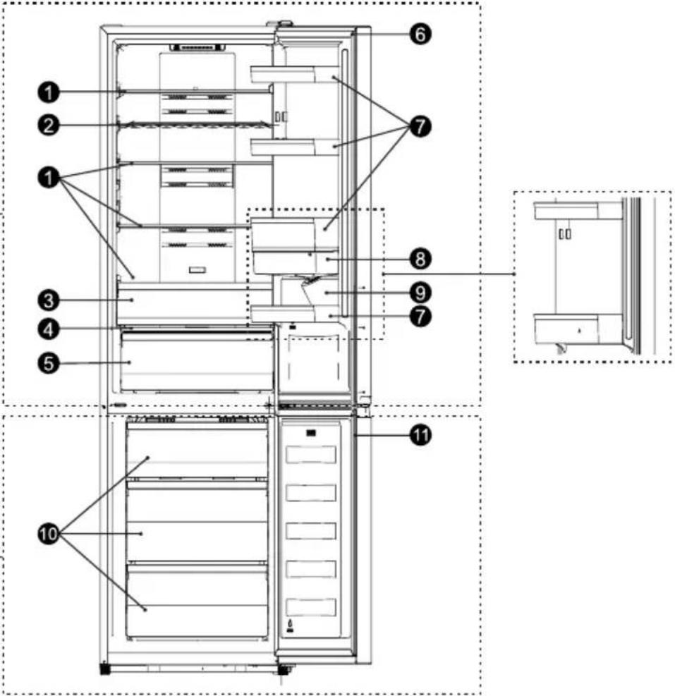 HISENSE RB440N4GBD - B: Freezer - 1