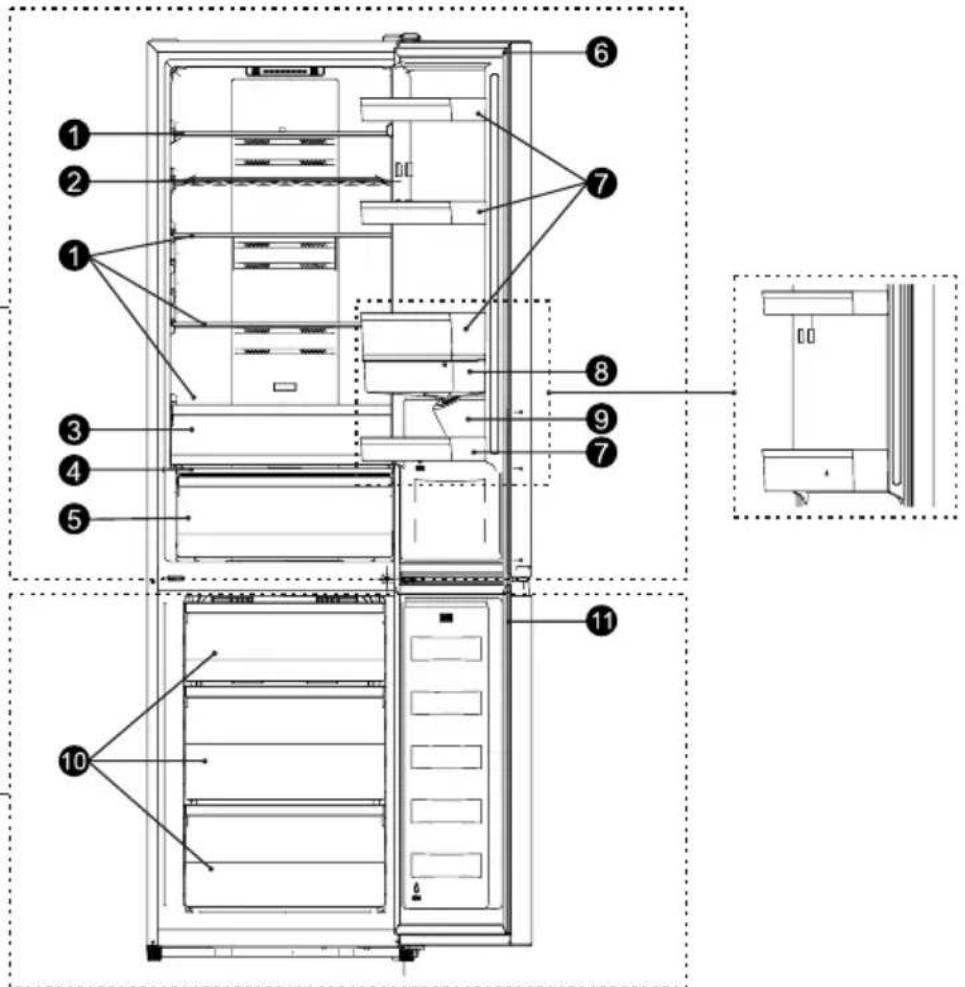 HISENSE RB440N4GBD - B: Congelador - 1