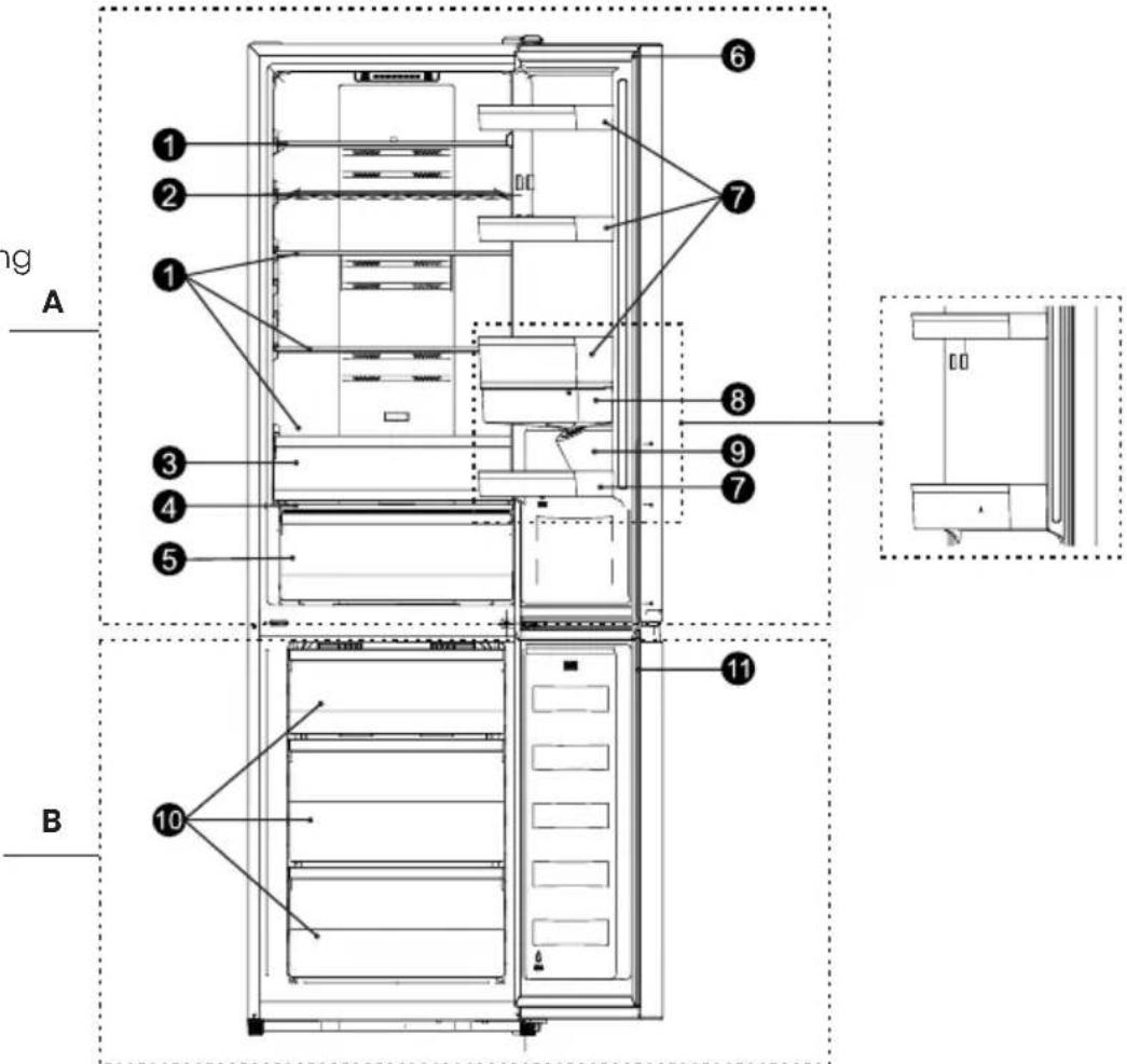 HISENSE RB440N4GBD - B: Gefrierschrank - 1