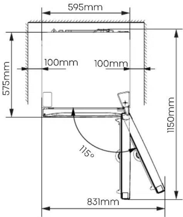 HISENSE RB440N4GBD - Nivelar o eletrodoméstico (se necessário): - 1