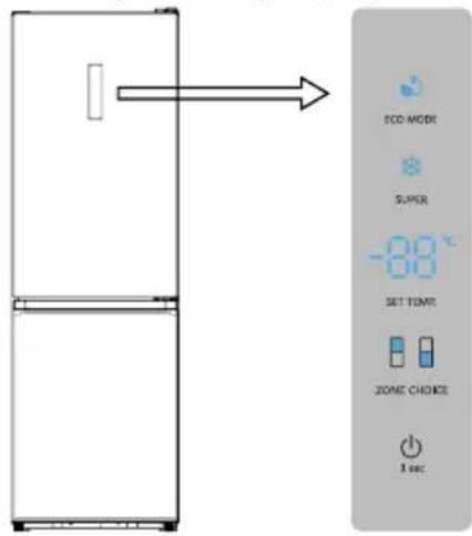HISENSE RB440N4GBD - Schakelaar (☐) (displaypaneel in deur) - 1