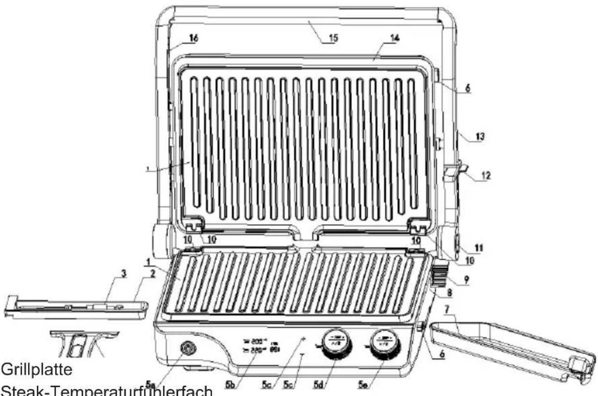 HISENSE HCG2000XXL - GRILLKOMPONENTEN - 1