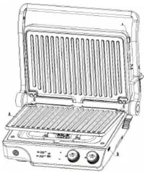 HISENSE HCG2000XXL - СВАЛЯНЕ/ИНСТАЛИРАНЕ НА ГРИЛ ПЛОЧИТЕ - 1