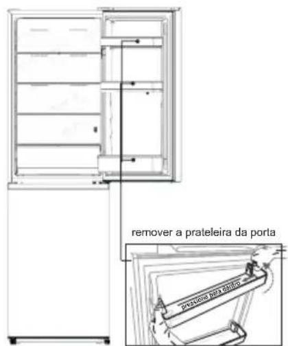 HISENSE RT267D4AWE - Invertendo a porta - 7