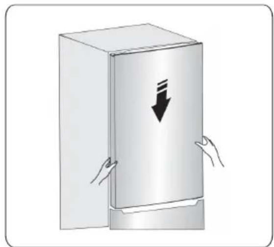 HISENSE RT267D4AWE - Tapa de la bisagra izquierda - 14