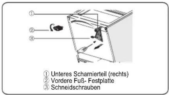 HISENSE RT267D4AWE - Seitenwechsel der Tür - 17