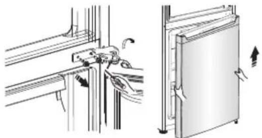 HISENSE RT267D4AWE - Invertire la porta - 15