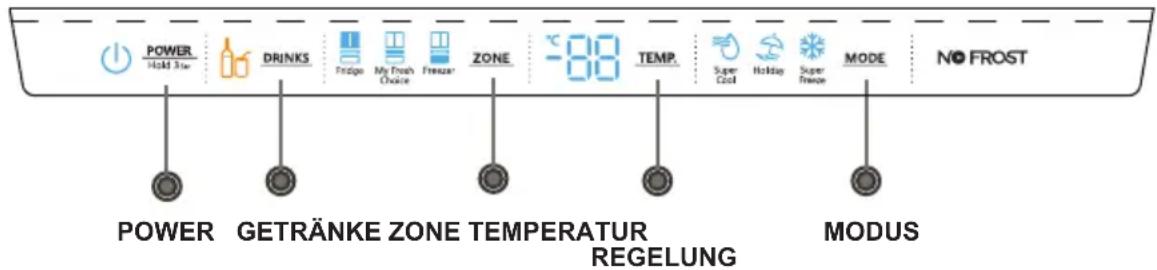 HISENSE RF540N4WIE - Bedienfeld - 1