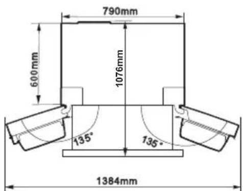 HISENSE RF540N4WIE - Ventilatie van het apparatus - 3