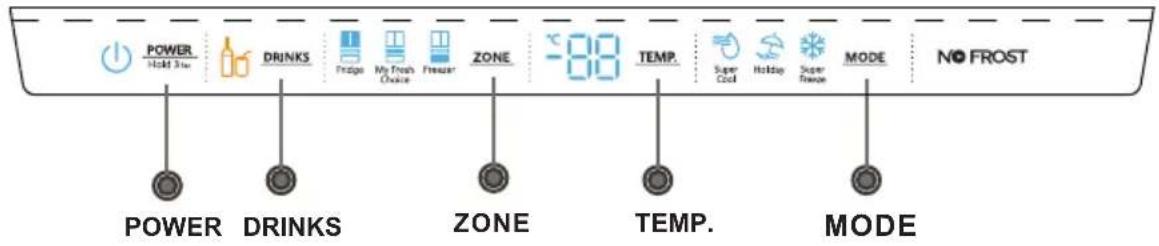 HISENSE RF540N4WIE - Display controls - 1